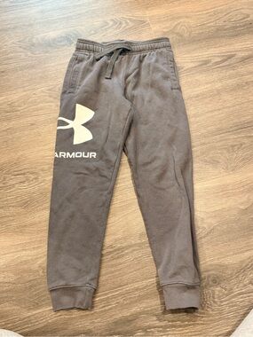 Under Armour Charcoal Joggers with White Logo